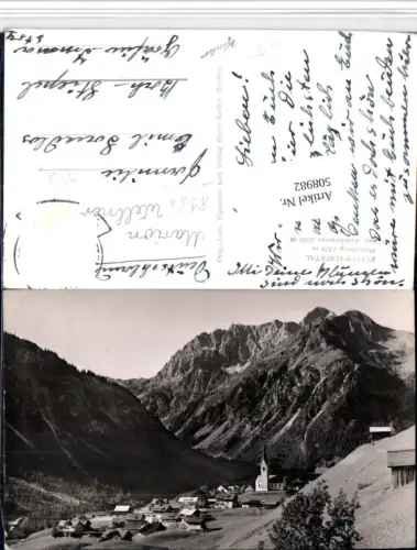 508982,Mittelberg Totale m. Widderstein Bergkulisse