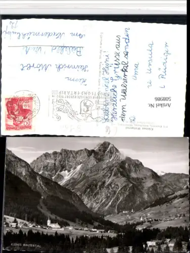508986,Riezlern Hirschegg Mittelberg Totale m. Widderstein Bergkulisse