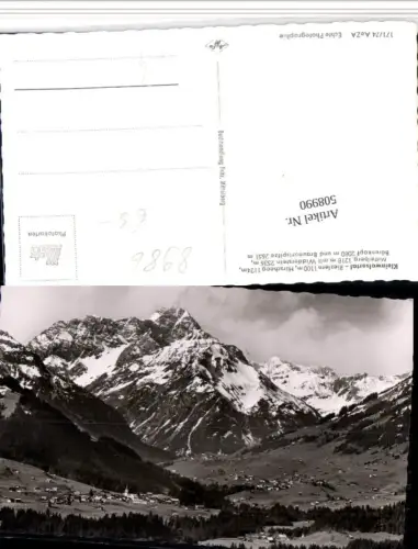 508990,Riezlern Hirschegg Mittelberg Totale m. Widderstein Bergkulisse