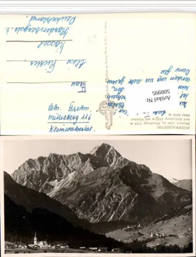 508995,Riezlern Hirschegg Mittelberg Totale m. Widderstein Bergkulisse