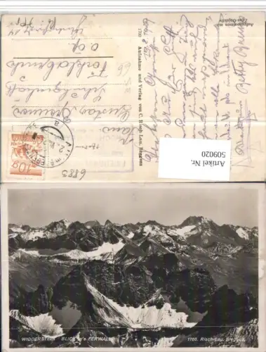509020,Widderstein b. Riezlern Bergkulisse pub Risch-Lau 1700