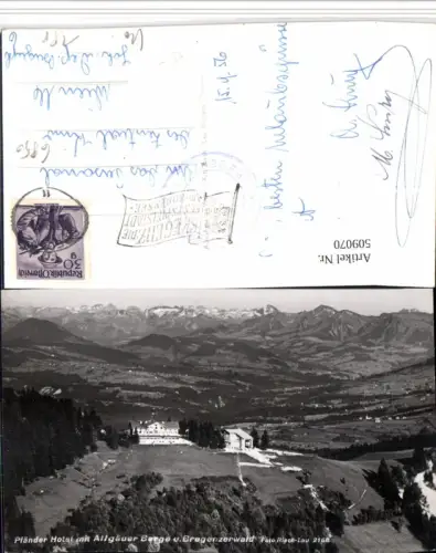 509070,Pfänder Hotel b. Bregenz Bergkulisse pub Risch-Lau 2168