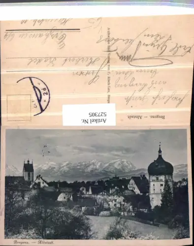 527305,Bregenz am Bodensee Altstadt 1920 pub Risch Lau