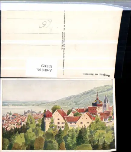 527323,Künstler AK V. Marschall Bregenz am Bodensee