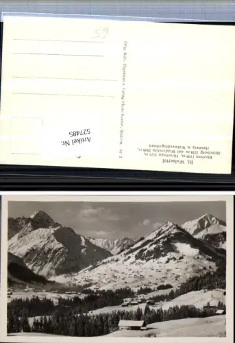 527485,Riezlern Hirschegg Mittelberg Kleinwalsertal
