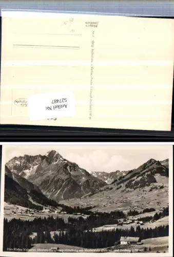 527487,Riezlern Hirschegg Mittelberg Kleinwalsertal