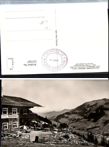 527507,Gasthaus Bühlalpe b. Mittelberg Kleinwalsertal