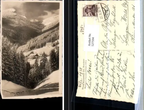 527594,seltene Foto-AK Klinik Dr. Backer Riezlern Mittelberg Oberstdorf Allgäu