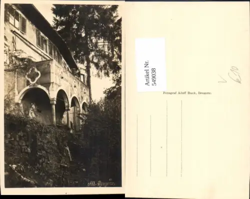 549038,tolle Partie aus Alt Bregenz am Bodensee pub Fotograf Adolf Bruck
