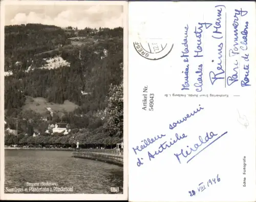 549043,Bregenz am Bodensee Seeanlagen Pfänderhotel