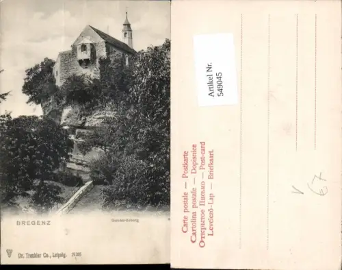 549045,Bregenz am Bodensee Gebhardsberg pub Dr. Trenkler 19265