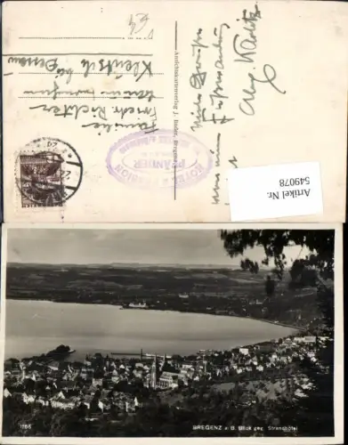 549078,Bregenz am Bodensee Strandhotel Stp. Stempel