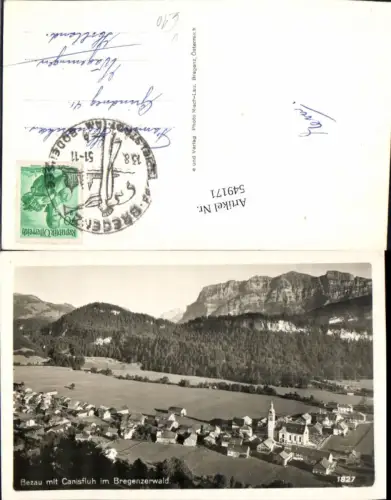 549171,Bezau m. Canisfluh pub Risch Lau 1827