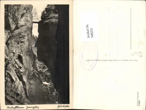 549231,Breitachklamm Zwingsteg b. Riezlern