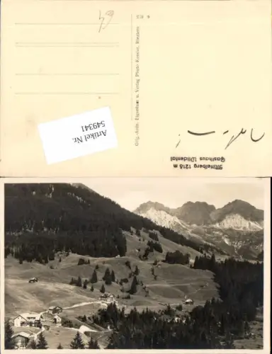 549341,tolle AK Gasthaus Wildental b. Mittelberg Kleinwalsertal
