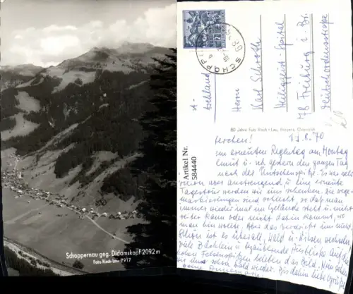 584440,Schoppernau geg. Didamskopf pub Risch-Lau 7917