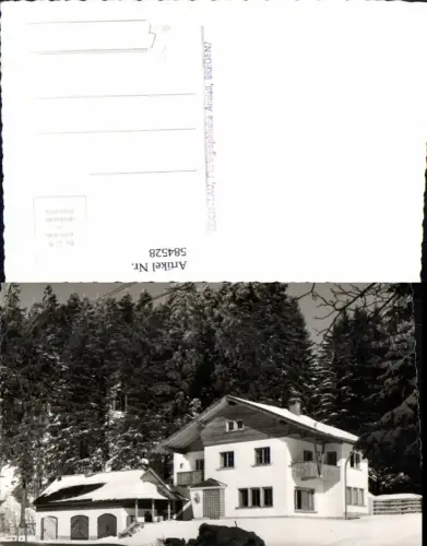 584528,Foto Ak Haus Gebäude Winteransicht Raum Bregenz pub Risch-Lau