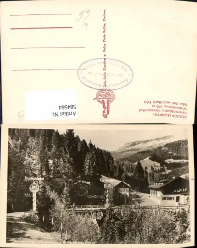 584564,Kleinwalsertal Walserschanz Grenzgasthof Grenze Riezlern Mittelberg