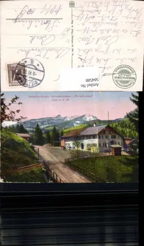 584588,Grenzwirtshaus Walserschanz Grenze Riezlern Mittelberg