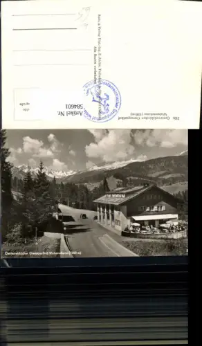 584601,Foto Ak Grenzwirtshaus Walserschanz Grenze Riezlern Mittelberg Kleinwalsertal