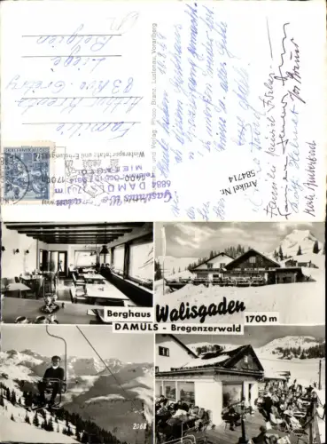 584714,Damüls im Bregenzerwald Berghaus Walisgaden pub Branz 2068 Lift Skilift