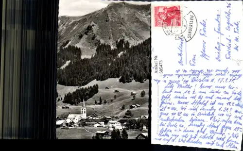 585473,Foto Ak Riezlern m. Fellhorn Mittelberg Kleinwalsertal