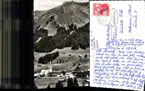 585474,Foto Ak Riezlern m. Fellhorn Mittelberg Kleinwalsertal