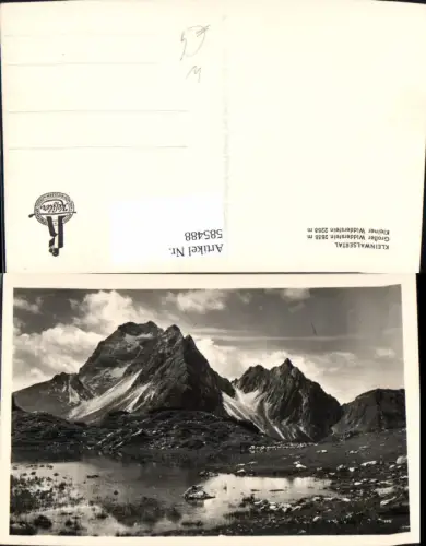 585488,Foto Ak Gr. u. Kl. Widderstein Mittelberg Kleinwalsertal
