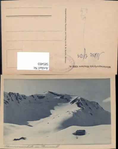 585493,Schwarzwasserhütte a. Steinmandl Hirschegg Mittelberg Kleinwalsertal