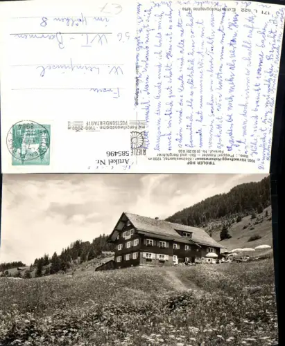 585496,Foto Ak Tiroler Hof Hirschegg Nebenwasser Mittelberg Kleinwalsertal