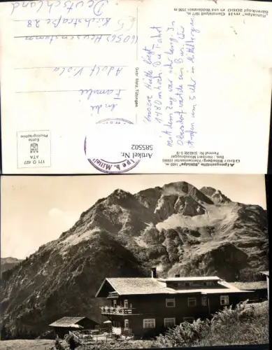 585502,Alpengaststätte Bühlalpe Mittelberg Kleinwalsertal