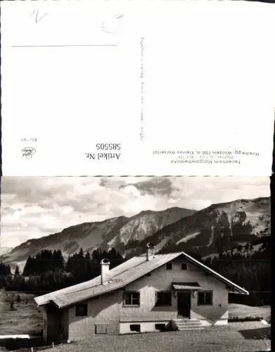 585505,Foto Ak Ferienheim Margarethenhöhe Hirschegg Wäldele Mittelberg Kleinwalsertal