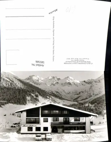 585506,Foto Ak Cafe Pension Luggi Leitner Mittelberg i. Winter Kleinwalsertal