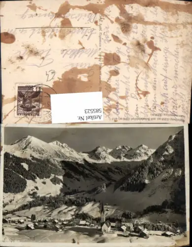 585523,Mittelberg m. Schafalpköpf u. Hammerspitze Kleinwalsertal