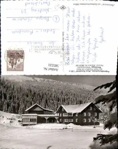 585531,Foto Ak Jugendferienheim Haus Sonnblick Hirschegg Mittelberg Kleinwalsertal