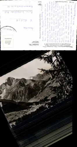 585547,Foto Ak Riezlern Hirschegg uu. Mittelberg m. Widderstein Bärenkopf Kleinwalsertal