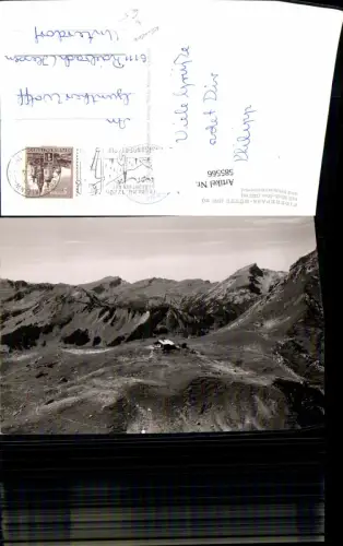 585566,Fiderepasshütte m. Hochifen u. Schwarzwassertal Mittelberg Kleinwalsertal