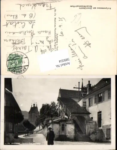 589354,Bregenz am Bodensee Kapuzinergasse Straßenpartie Kapuzinerstiege