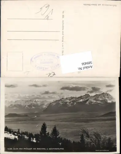 589456,Bregenz am Bodensee Pfänder Rheintal pub Risch Lau 253