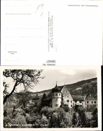 589457,Bregenz am Bodensee Altes Schloss