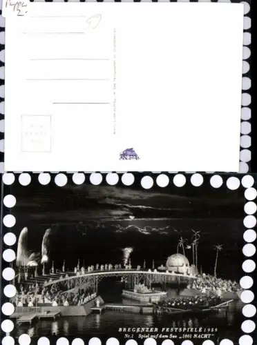 589496,Bregenz am Bodensee Bregenzer Festspiele 1959 1001 Nacht Bühne