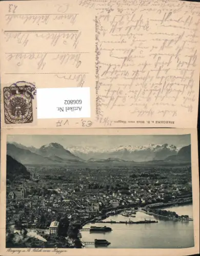 606802,Bregenz a. Bodensee Blick v. Haggen