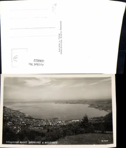 606822,Foto Ak Bregenz a. Bodensee Bregenzerbucht Totale pub Risch-Lau 10951