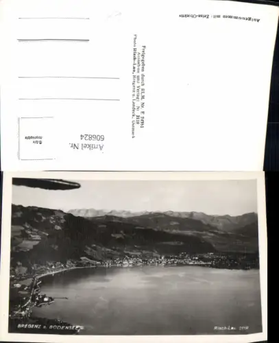 606824,Foto Ak Bregenz a. Bodensee Ansicht pub Risch-Lau 2119