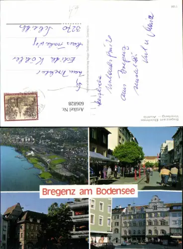 606828,Mehrbild Ak Bregenz a. Bodensee Ansichten