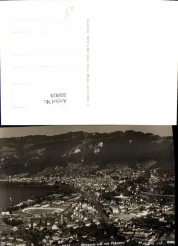 606829,Foto Ak Bregenz a. Bodensee m. Pfänder pub Risch-Lau 2521