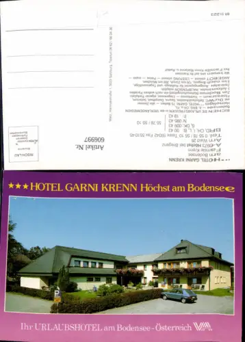 606997,Höchst b. Bregenz Hotel Garni Krenn a. Bodensee
