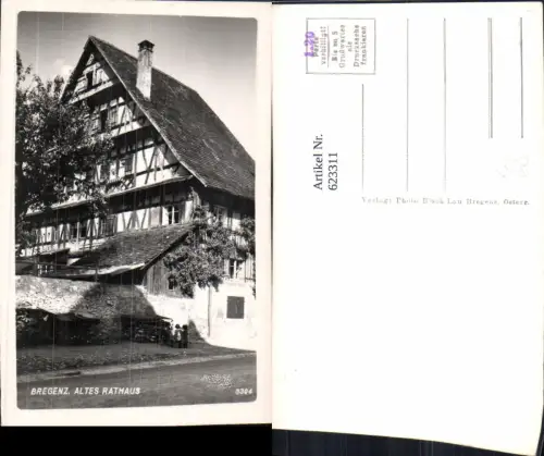 623311,Foto Ak Bregenz a. Bodensee Altes Rathaus pub Risch-Lau 3304