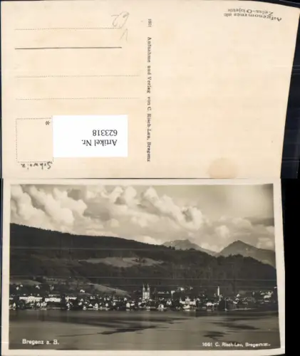 623318,Foto Ak Bregenz a. Bodensee Ansicht pub Risch-Lau 1661