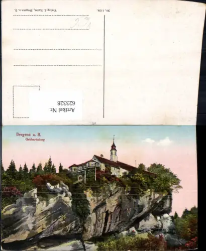 623328,Bregenz a. Bodensee Gebhardsberg pub J. Bader 1128